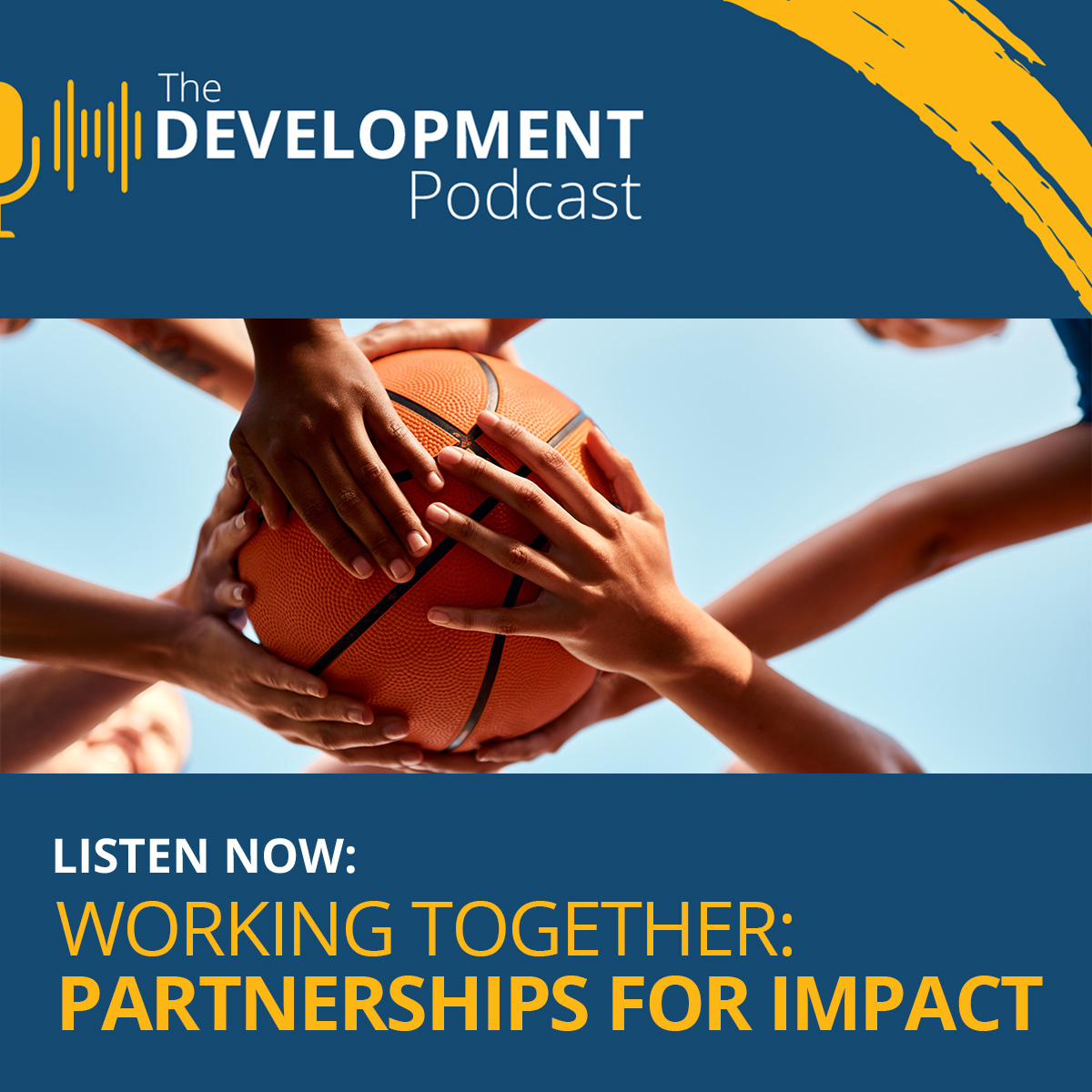 WBGPubs's tweet photo. Collaboration is at the heart of development. Tackling complex challenges requires expertise, trust, &amp; teamwork.  

Hear Ajay, Roya Rahmani, Dr. Daniel Wims, &amp; @bySLPrice explain how partnerships turn big ideas into real-world impact. https://t.co/596ffsoKY7
 
#DevelopmentPodcast https://t.co/nKXboC3PJc