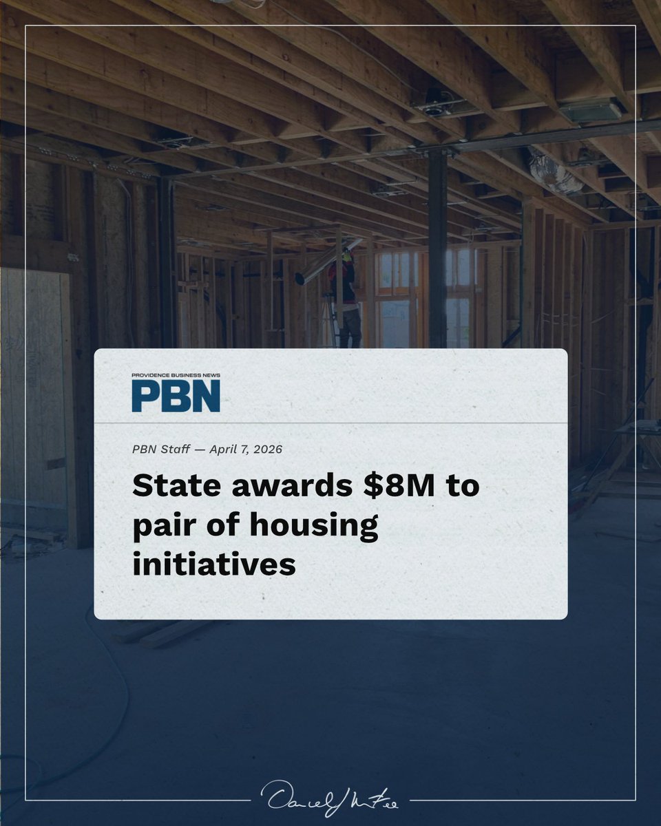 Rhode Island is building. Housing production is growing.

But it's not by accident.

We directed $8M to expand supply, support development and create more housing opportunities for Rhode Islanders across our state.

Let's keep building.