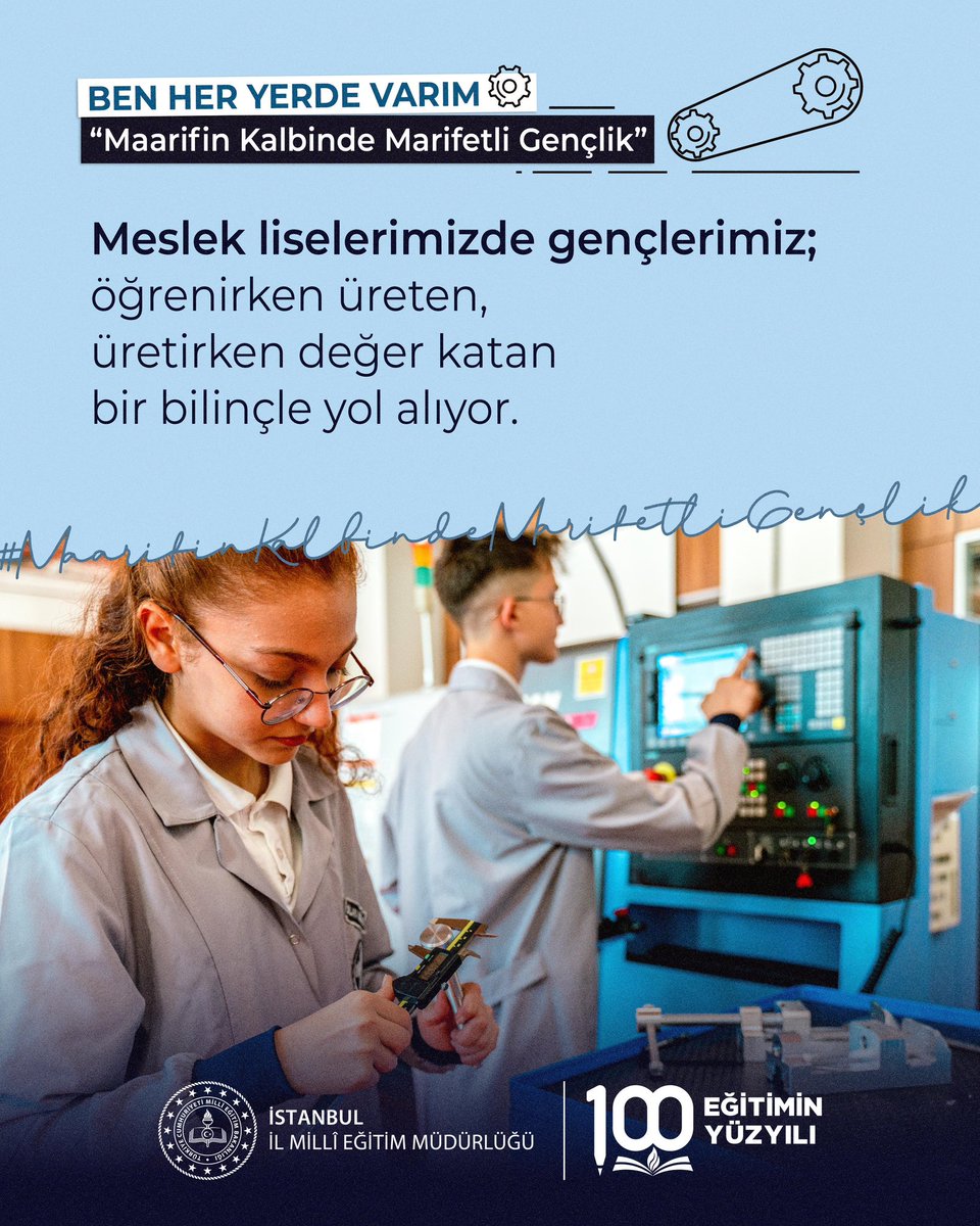 Bir ülkenin gerçek zenginliği; üreten, düşünen, ahlakıyla örnek olan gençleridir.

#MaarifinKalbindeMarifetliGençlik