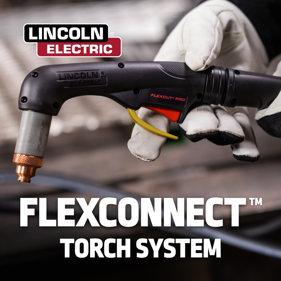 LincolnElectric's tweet photo. FlexConnect lets you use a single torch on any FlexCut plasma cutter. Switch between torch heads or cables in seconds. No tools necessary: https://t.co/nwEDUkiIAS
#CutRed #WeldRed #WeldRedNation https://t.co/jvRBykWFoa