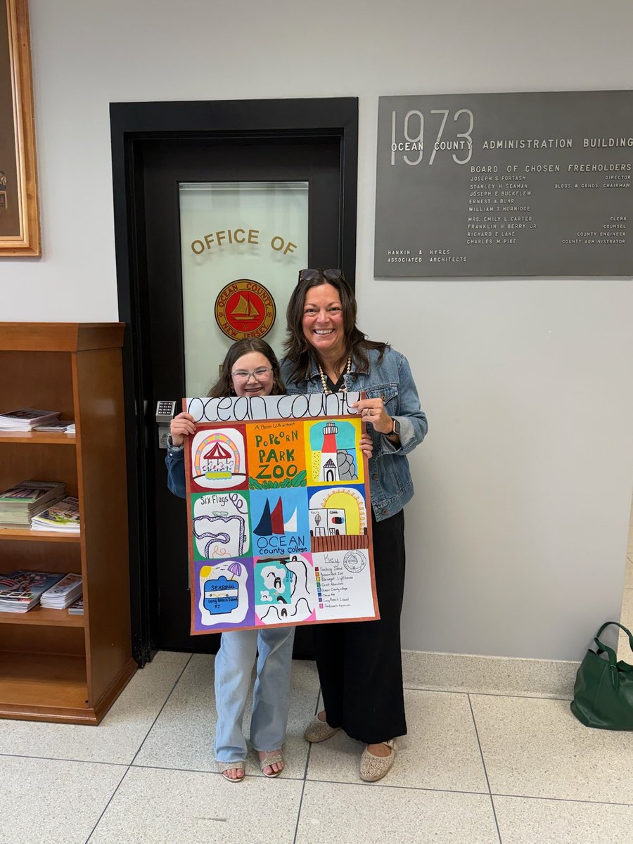 LbIschools's tweet photo. Congratulations Riley on coming in 3rd in all of Ocean County for the poster contest! You have made LBI proud! https://t.co/z3KKBTl72o