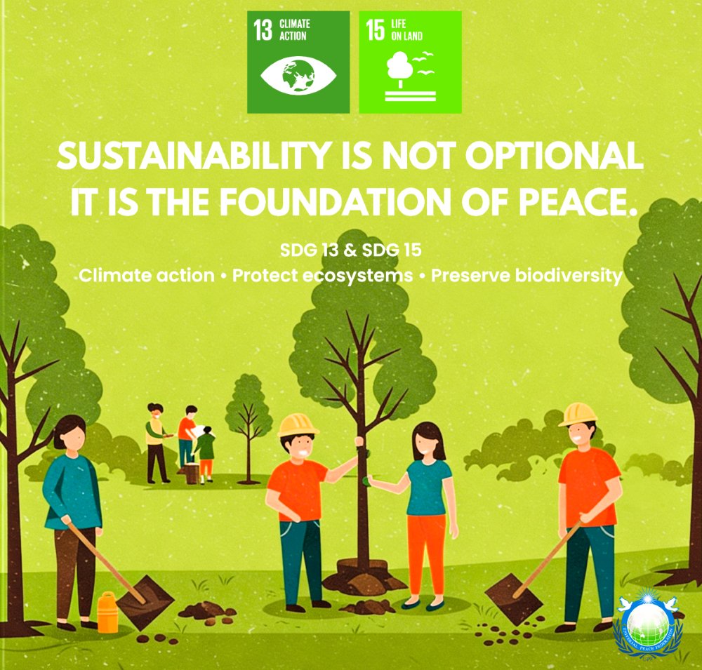 rtmarsh's tweet photo. For Universal Peace Federation, stewardship is not only environmental. It is moral. To live for the sake of others includes protecting the natural world that sustains present and future generations.
https://t.co/PF4B16PxTn
#MonthOfService #MotherEarthDay #Peacebuilding https://t.co/MLCslFYV6F