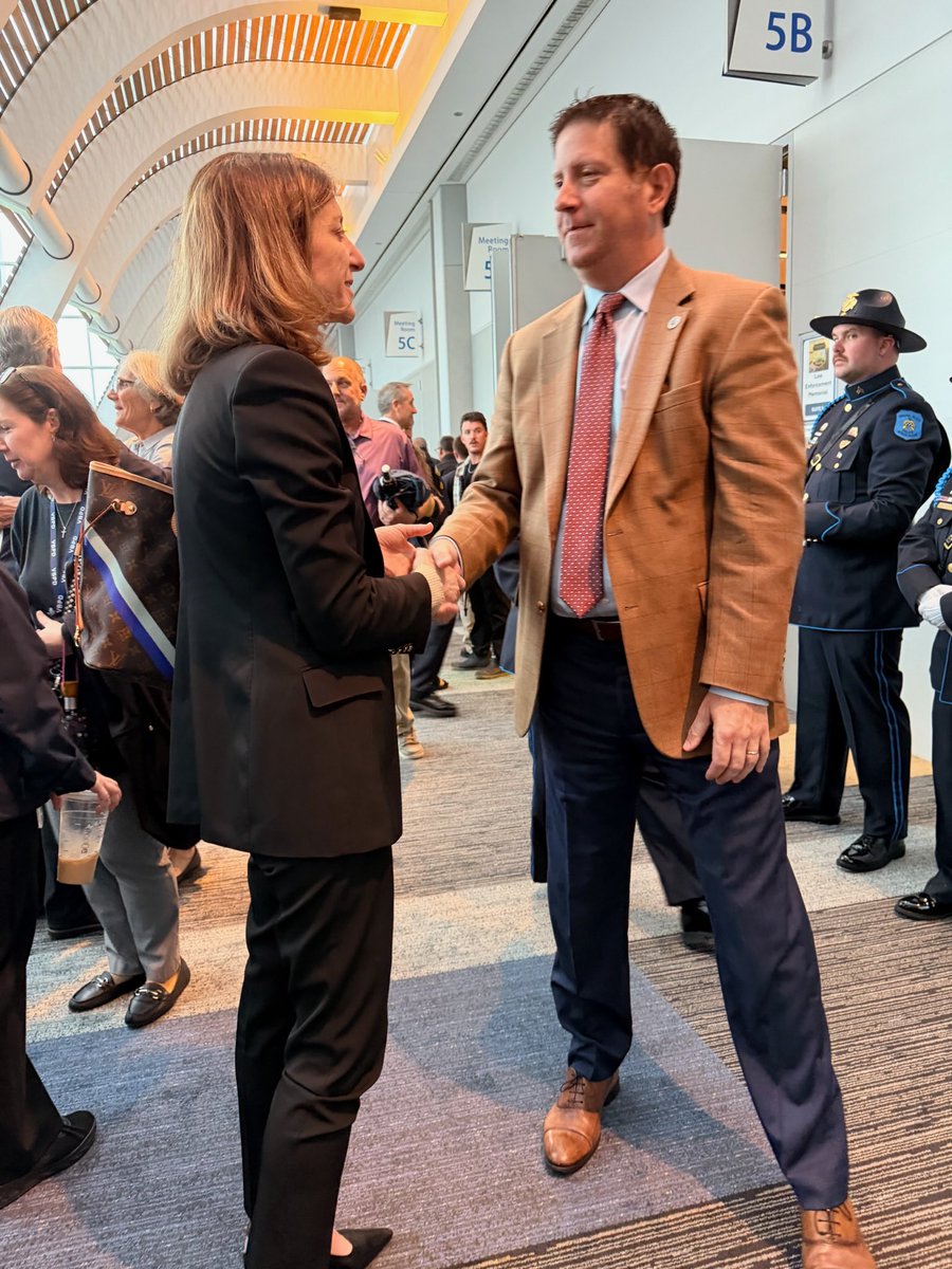 ElaineLuria's tweet photo. I was honored to attend the 2026 Law Enforcement Memorial this morning to honor the lives and service of Officer Christopher Reese, Officer Cameron Girvin, and all the other law enforcement officers who made the ultimate sacrifice in service to our community. May their legacy remind us of the courage, commitment, and professionalism of our brave police officers who serve our community each day.