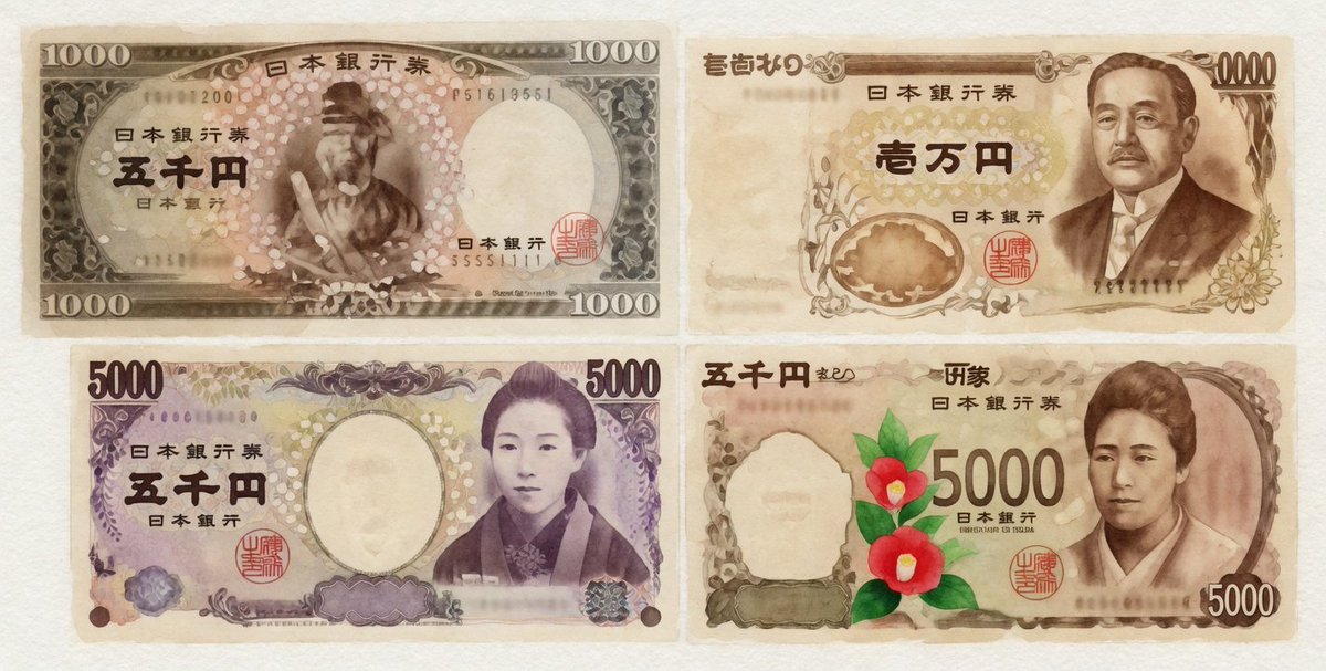 どの5千円札かしっくりくる？