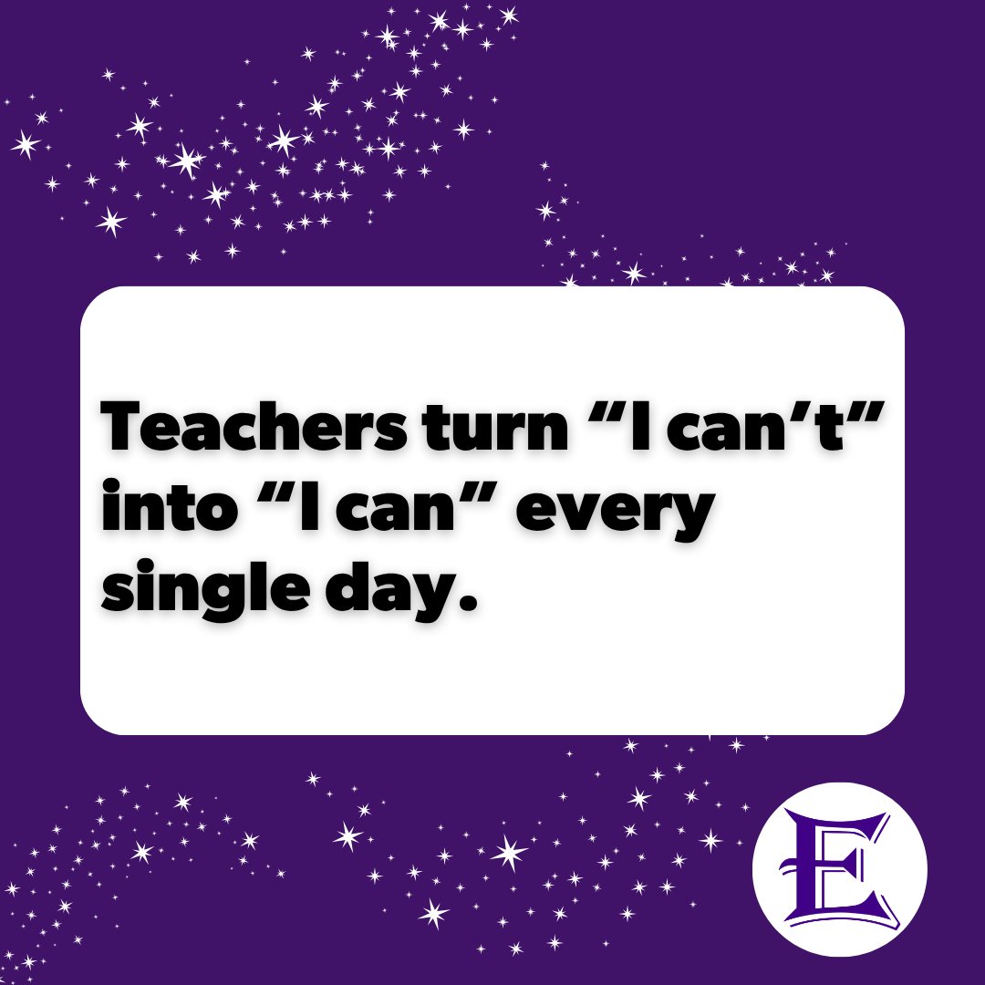 ElginTxISD's tweet photo. Teachers turn I can't into I can every day. #OTOTOF https://t.co/dxkeHXJwUI