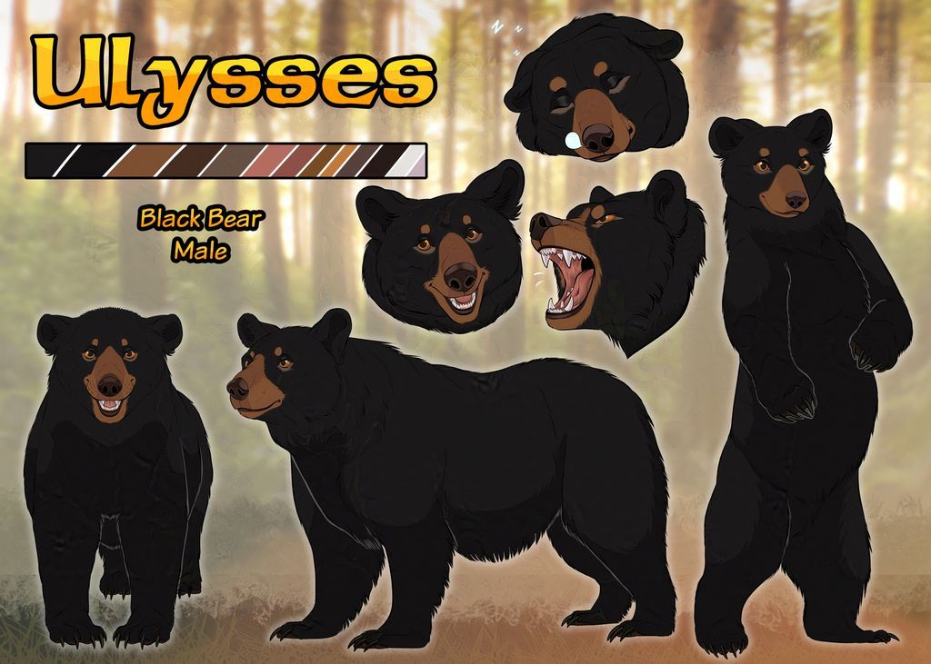 xHyperwolfx's tweet photo. 🐻 Ulysses Reference Sheet🐻

🎨 for @RagnisSunblaze  :D

✧ #Furryart ✧ #Digitalart ✧ #Referencesheet ✧ https://t.co/iQSMuCTgCY