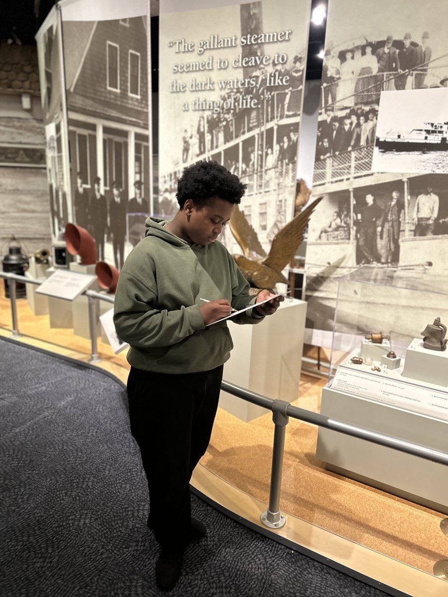 NEAAAT_Aerospac's tweet photo. Great day of discovery at @Moaecity! Our Civics students explored the "Journey Stories" exhibit &amp; tackled an upper-level scavenger hunt. 🔎 They’re using these insights for their upcoming Wax Museum &amp; Immigration PBLs! https://t.co/dHqrF9SXZr