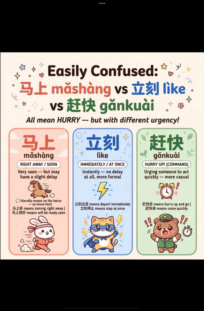 KlikMandarin's tweet photo. ๐ Yuk next level lagi!
Sekarang kita pelan-pelan mulai bahas ilmu Mandarin yang lebih menantang, yaitu GRAMMAR~
Yuk, coba dibaca dan lihatโฆ
Kamu udah tahu belum cara pakai dan bedanya? ๐
#BelajarMandarin #UjianHSK #KelasMandarin #LesMandarin #MandarinCourse https://t.co/eWkdFEGpNt