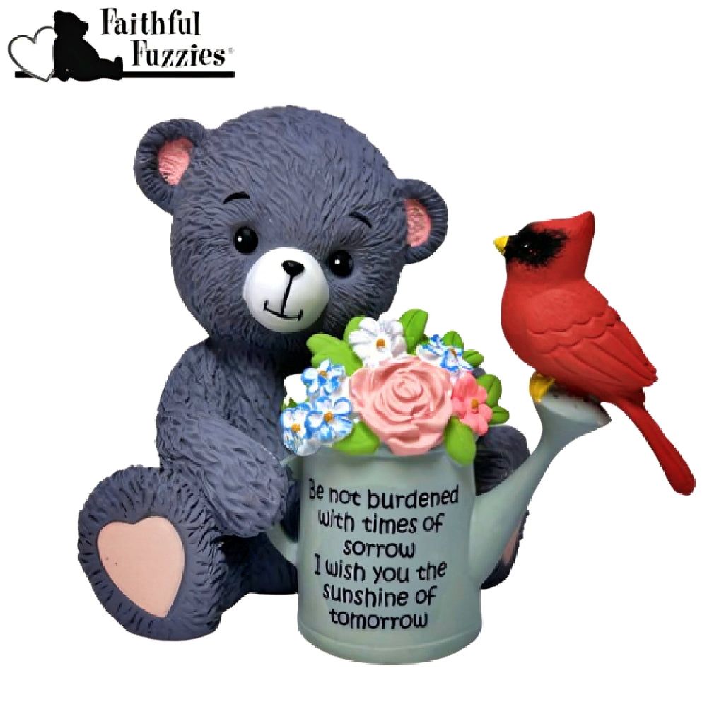 RCEGlobal's tweet photo. The Hamilton Collection Faithful Fuzzies Forever in My Heart Figurine Issue #6 "Love Never Forgets" Hand-Painted Bereavement Bear with Cardinal and Flowers Memorial Keepsake 3.5-inches

Shop here: https://t.co/28VvlpuT6Y

#LoveNeverForgets #BereavementBear #MemorialKeepsake https://t.co/A62Ga6VVy7