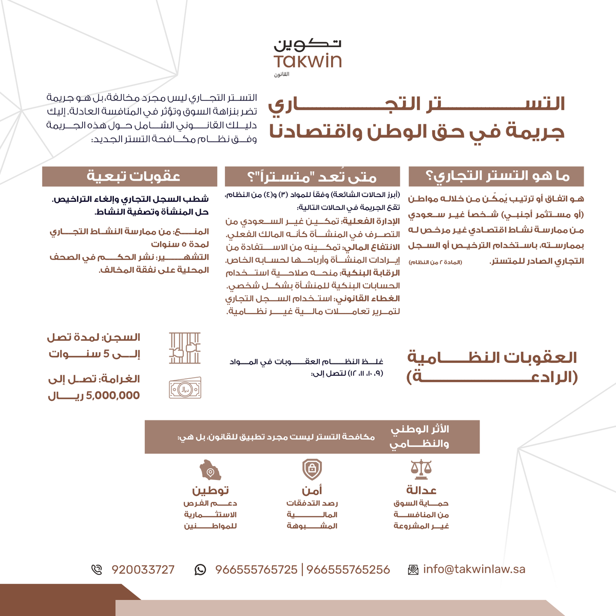 شركة تكوين القانون tweet media