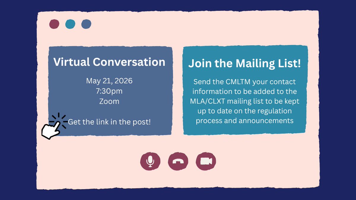 CMLTM2007's tweet photo. Join us on May 21 at 7:30 pm for a virtual conversation. Join the conversation by finding the link on our website, social media, or in this post!
Save the Zoom link for the Virtual Conversation! https://t.co/5KGnKFFhaH
Read the PDF form of the letter here: https://t.co/BbNAAIproC https://t.co/kdPebv4OqM