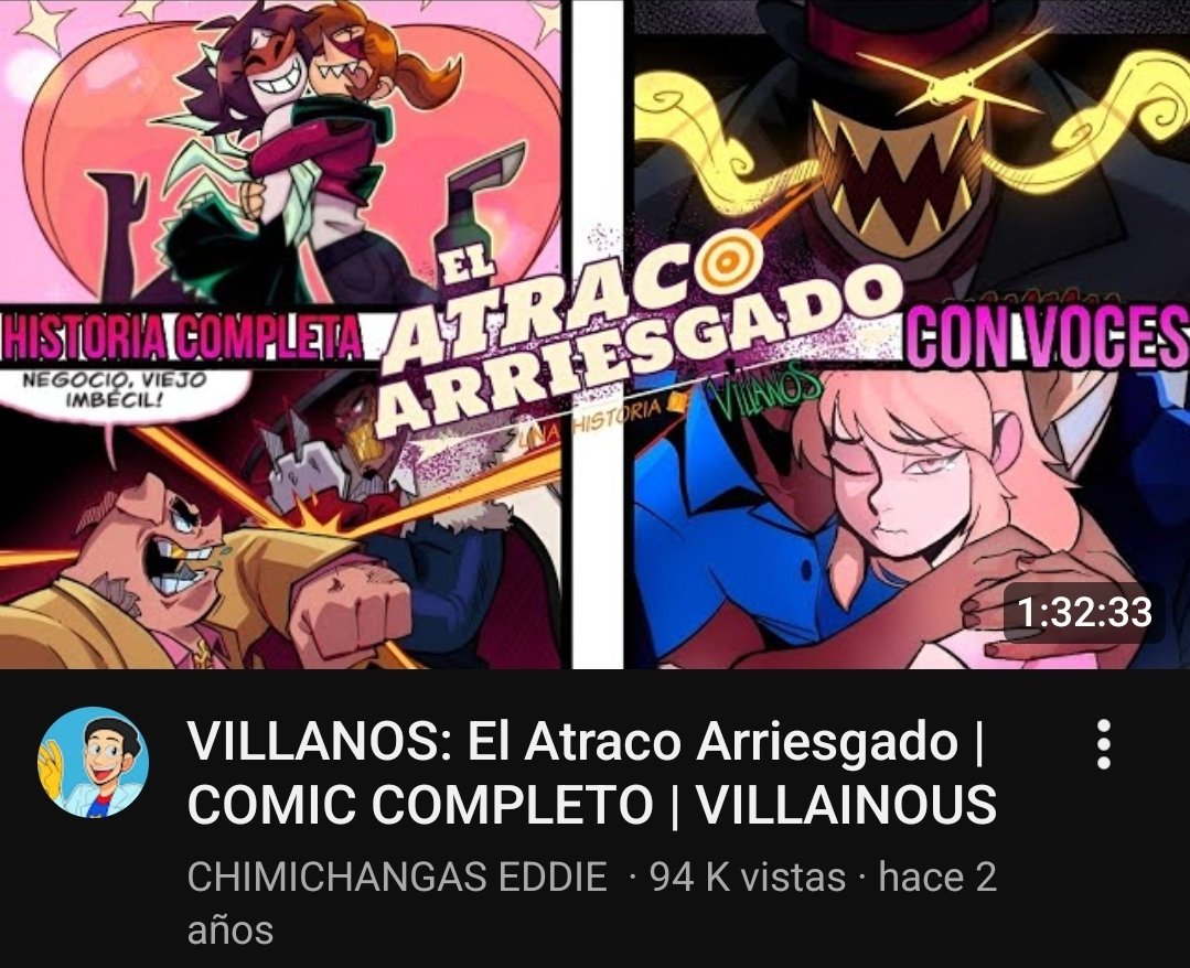 Faltan menos de 6 mil para llegar a los 100k de viewers en el videocomic del atraco arriegado ✨️🎩 🤩 desde que se anunció mucha mas gente a esto viendo este y otros videos del canal 😆 veremos y podremos llegar a los 100k igual muchas gracias por su apoyo 😉