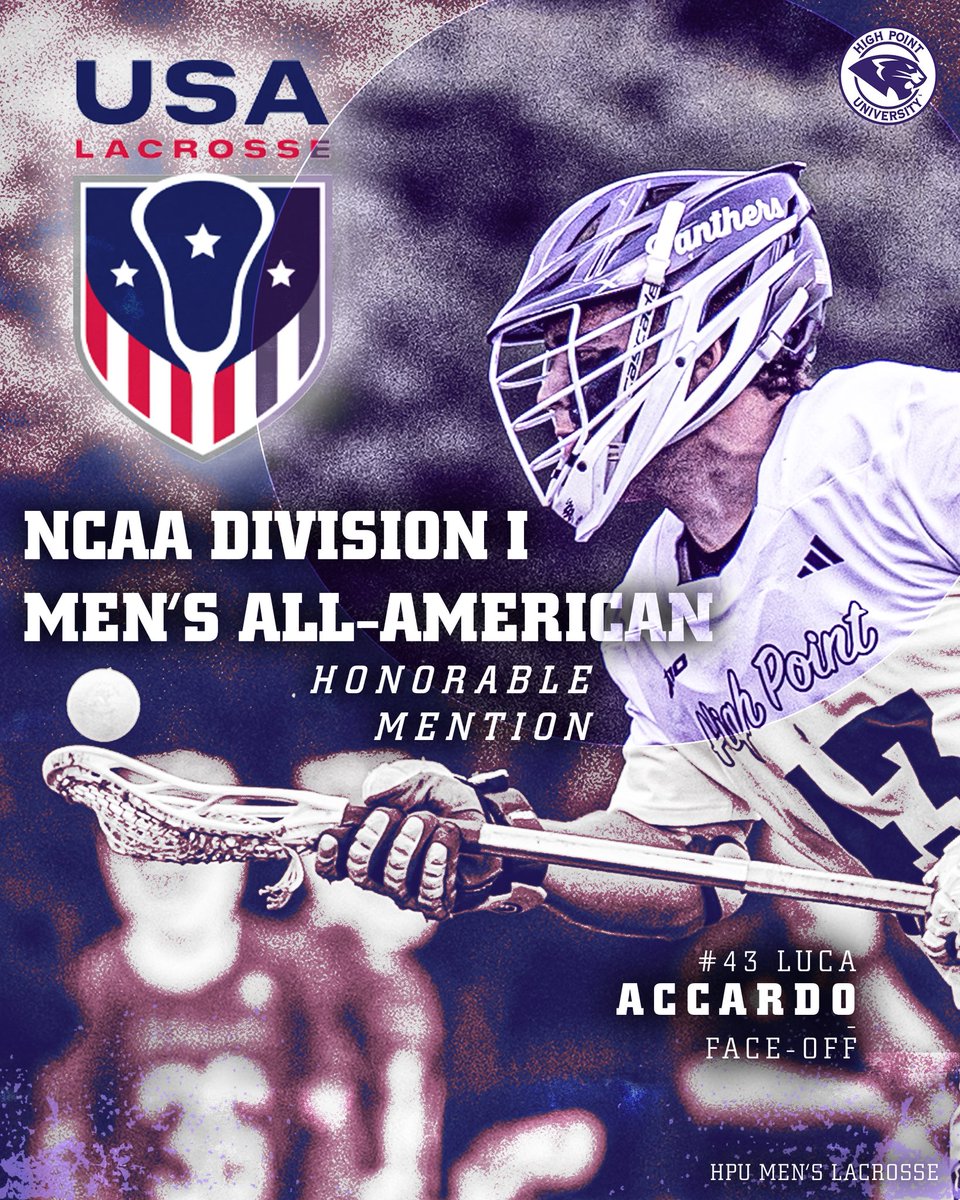 HPUMensLax's tweet photo. Well-deserved honor to cap the senior season🔥👏

🗞️: https://t.co/uygi5A0k98

#GoHPU x #A10MLAX https://t.co/QPjQCKyFcN