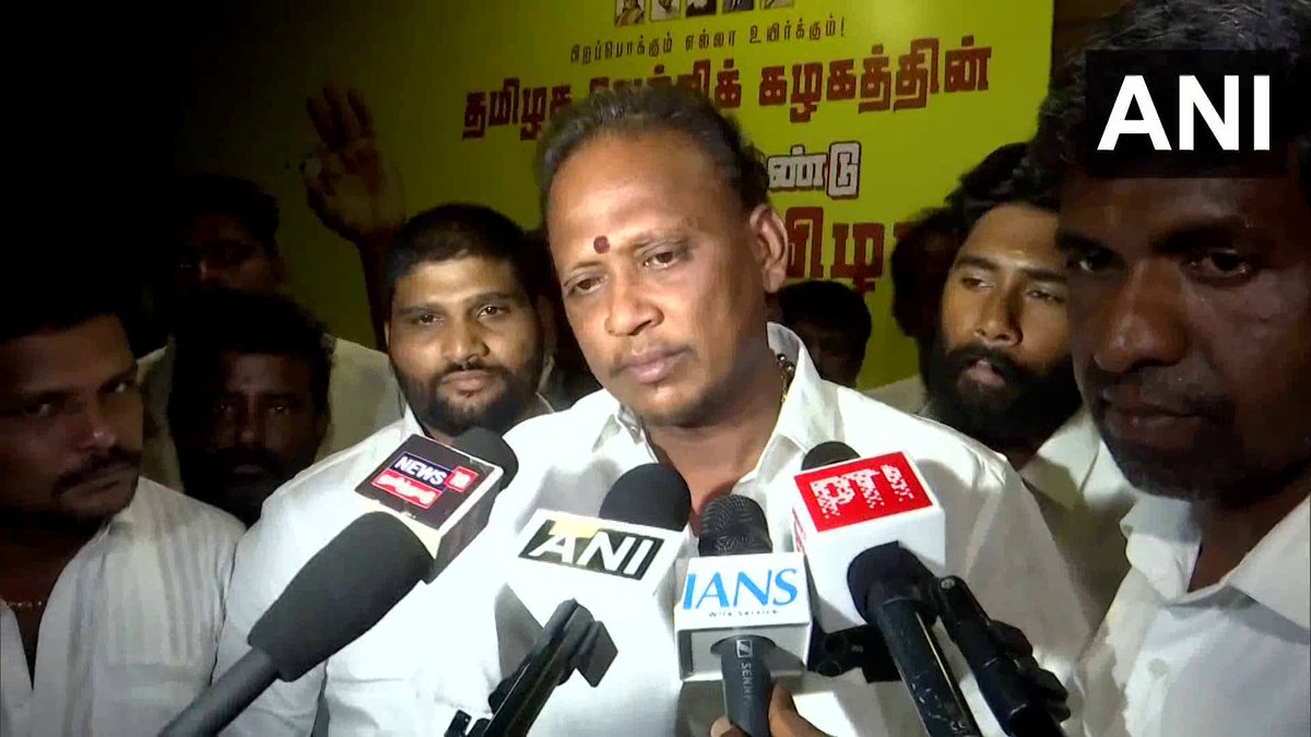 Chennai: After attending a meeting chaired by TVK General Secretary N ...