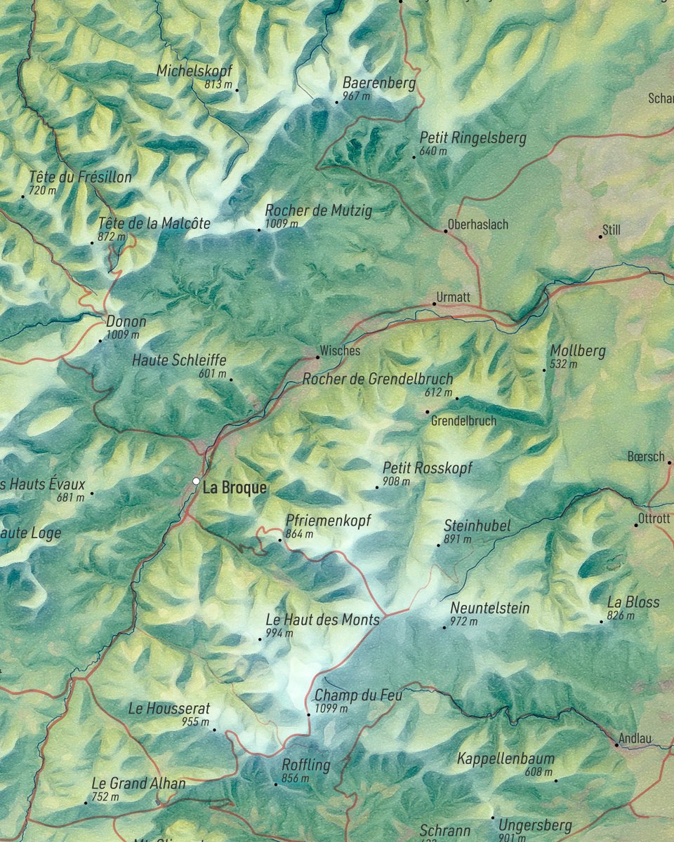 verygoodmaps's tweet photo. Painterly style explorations.
#France #Vosges #GIS https://t.co/tlExdmD0zT