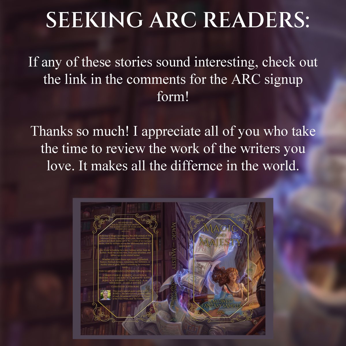 Justin Rose | Fantasy Author tweet media