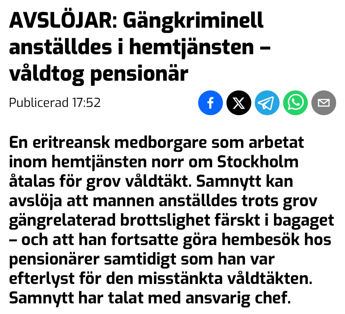 VingeHenrik's tweet photo. Vi behöver en haverikommission för övergreppen i hemtjänsten. Detta måste få ett slut. https://t.co/VStxhxJAfz