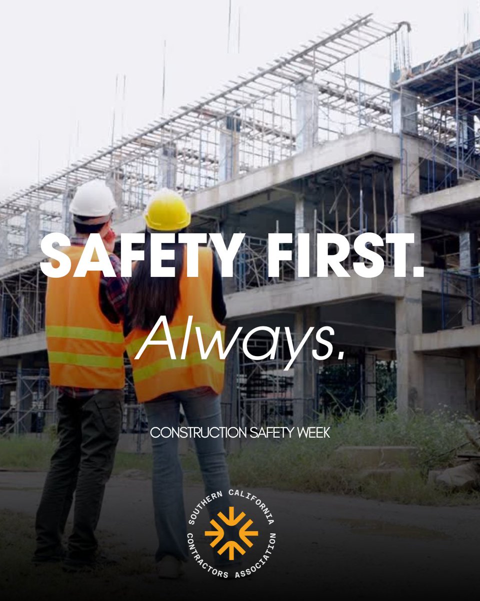 SCCAweb's tweet photo. In our field, it's ALWAYS #SafetyFirst. Remember to keep #construction safety protocols and trainings top-of-mind this year for you and your crews. ⚠️ https://t.co/UphHsVBlHp