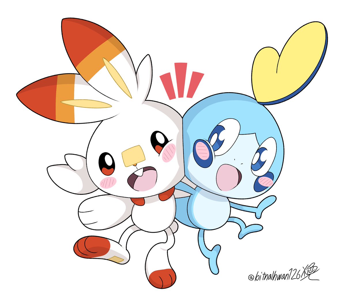 염버니와 울머기🔥🐰💧🦎
ヒバニーとメッソン
#염버니 #울머기 #ヒバニー #メッソン