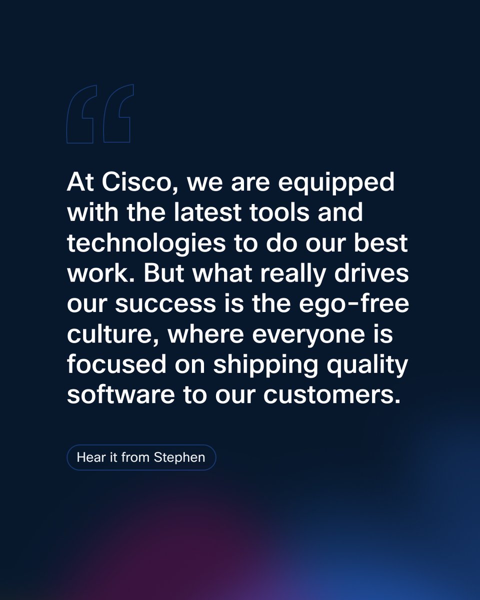 Cisco tweet media