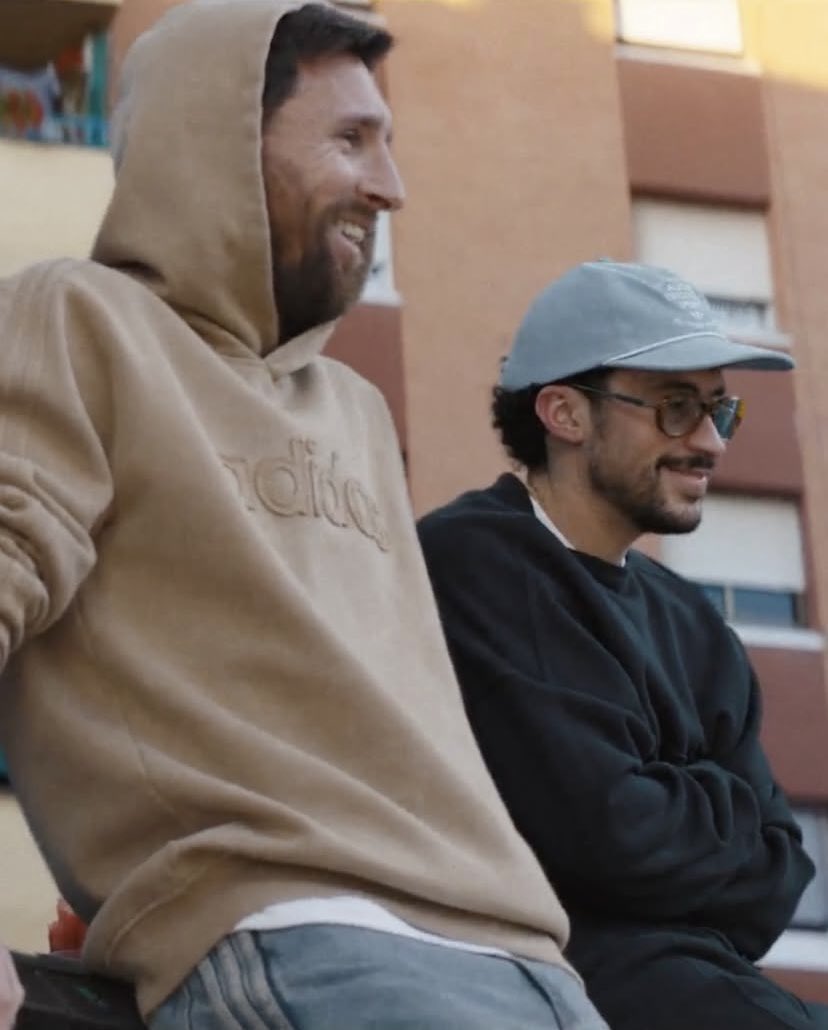Leo Messi and Bad Bunny 😍