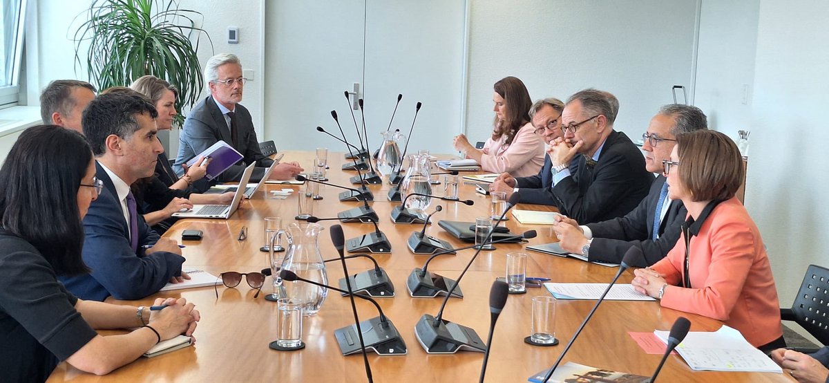 UNESCO_DG's tweet photo. In Geneva, I met with foundations, philanthropic institutions, CEOs of top watch brands and representatives of local authorities to strengthen cooperation around @UNESCO’s priorities.

These exchanges reaffirmed the importance of broad partnerships to advance education, sciences, culture and information #ForThePeople.

UNESCO will continue connecting research, policy and action to deliver solutions that benefit people everywhere.