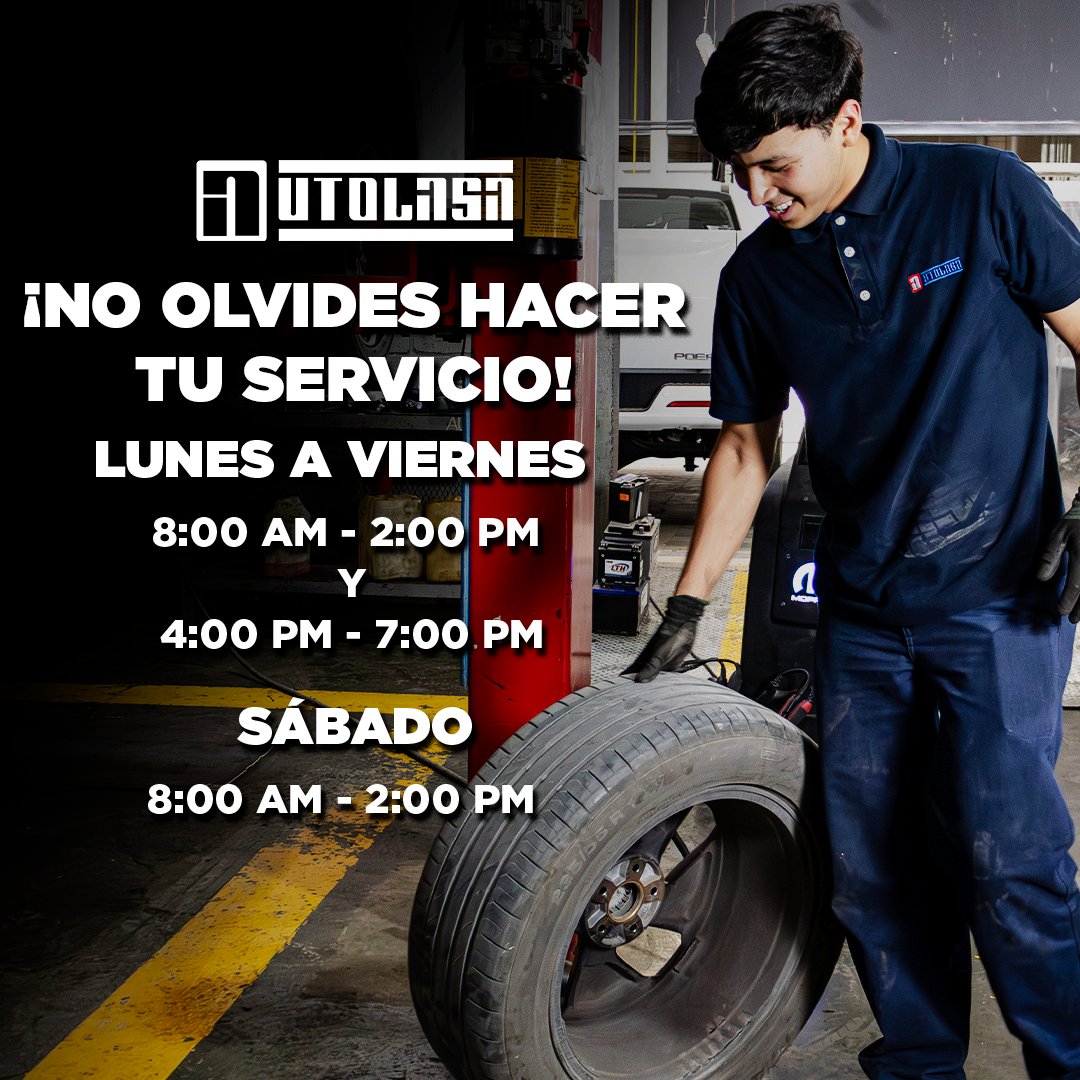 AutolasaLaguna's tweet photo. 🛠️ Estamos para atenderte
Conoce nuestros horarios de servicio y agenda tu próxima visita con confianza.
Tu auto, en las mejores manos. 📍 Visítanos en Autolasa Torreón: Blvd. Independencia #1000 Ote. https://t.co/Z2DFI5RY5j