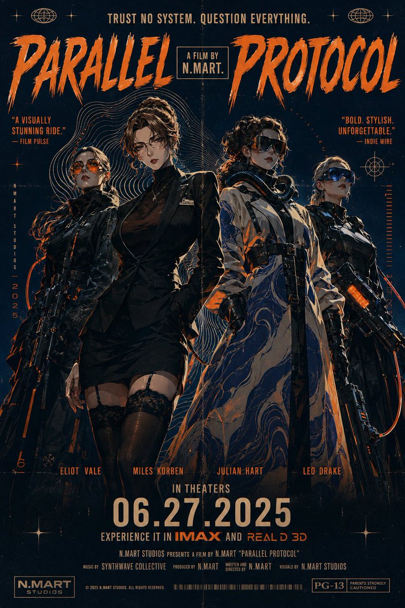 Parallel Protocol Sci-Fi Movie Poster
