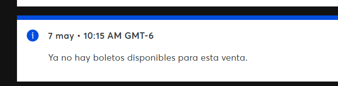 jmx2022's tweet photo. @mx_tickets pos ya valio dice la pagina :( https://t.co/3nbCpEwURs