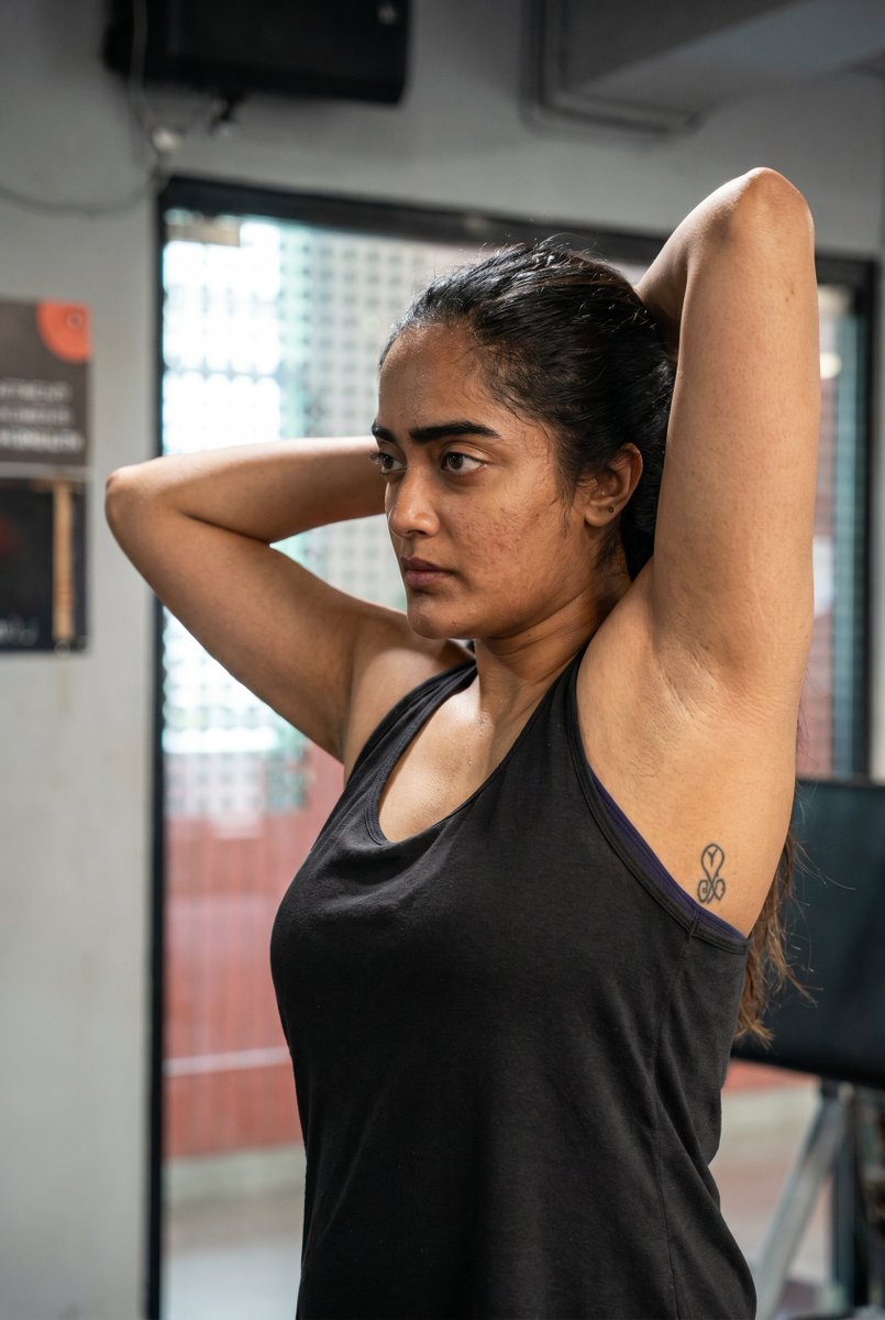 GlamspotA's tweet photo. Abhirami training raw and hard ! ! 🔥 https://t.co/mlLa91cO9d