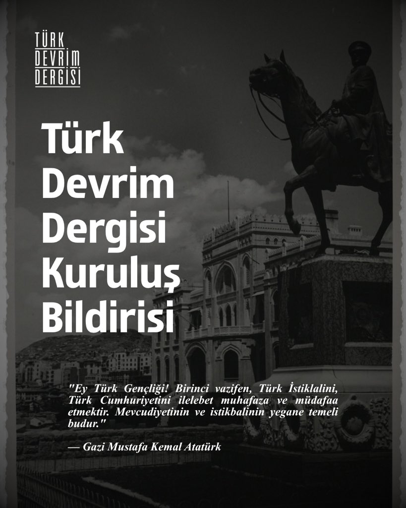 Türk Devrim Dergisi tweet media