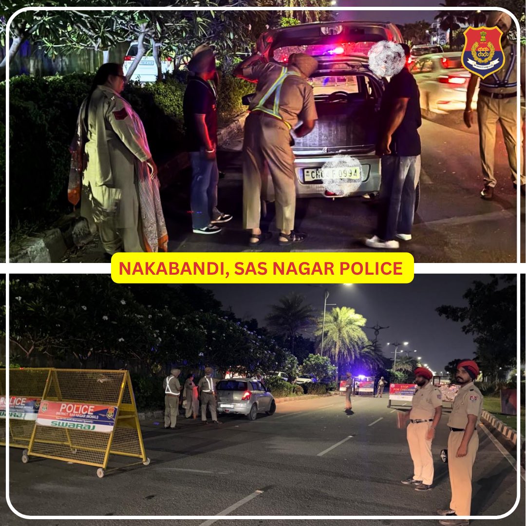 SAS NAGAR POLICE tweet media