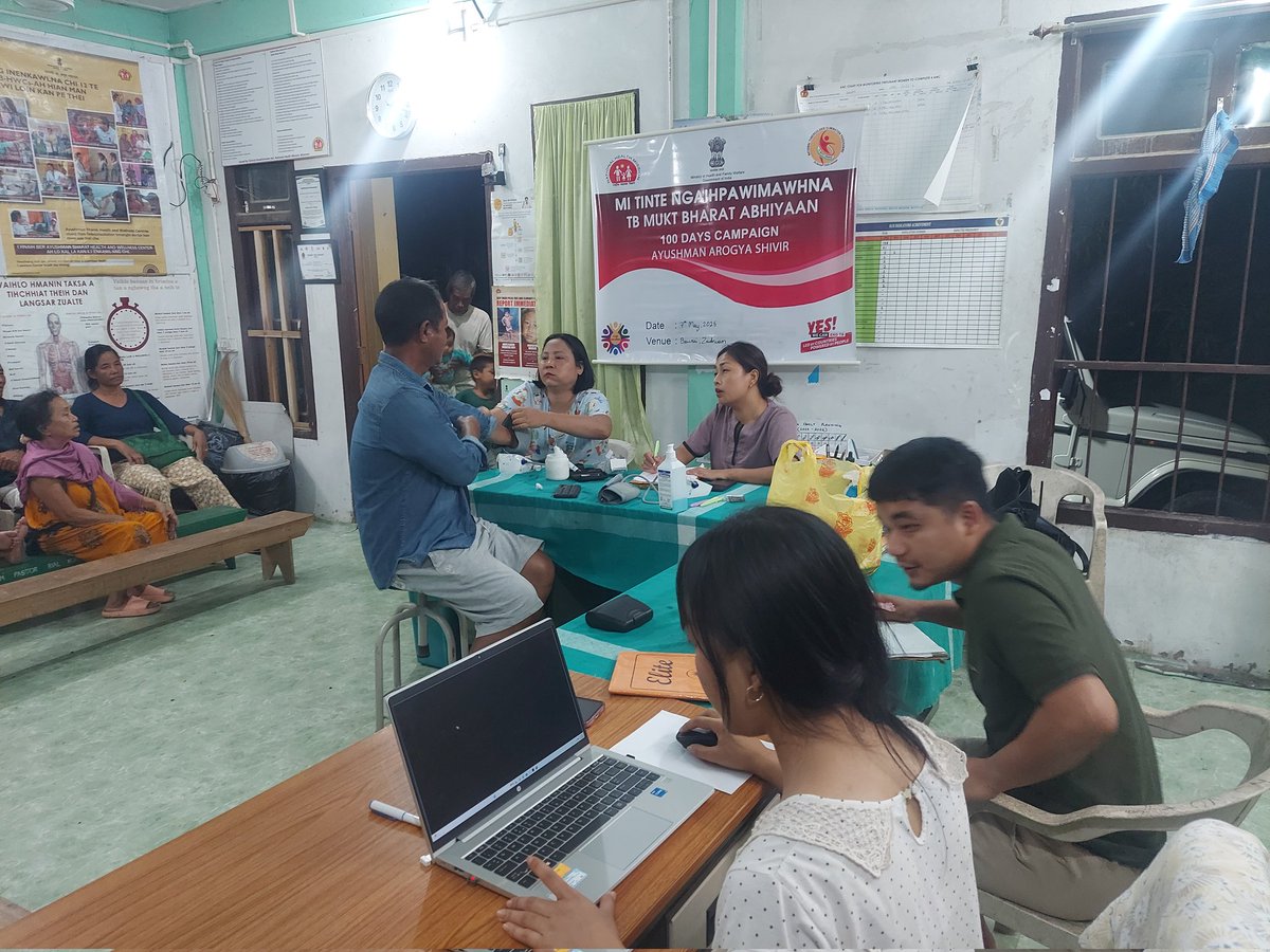 DtoMamit's tweet photo. Ayushman Arogya Shivir at Bawrai village.
Activities: HH X-ray screening, NCD screening, IEC distribution and Awareness Campaign
#100dayscampaign #tbmuktbharat https://t.co/tsqe6l2D4M