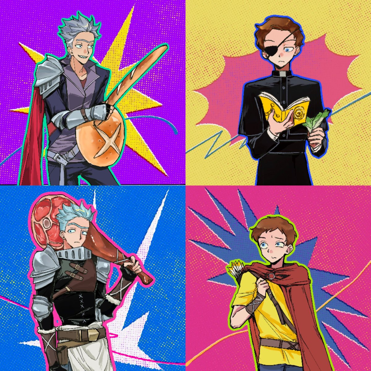 kelaino_Rey's tweet photo. 💜💙💛🖤很经典的4人组
#rickandmorty 
#rick #morty #evilmorty #primerick https://t.co/VU1l1b61a5