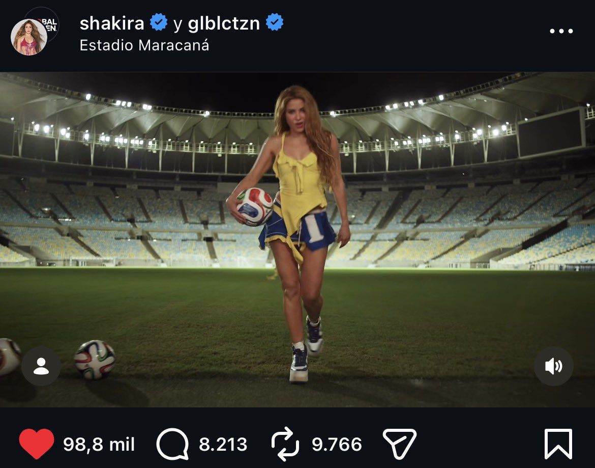 shakira charts tweet media