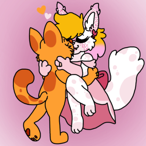 our half of an art trade with the lovely <a href="/MrsCaticus/">Mrs Caticus</a> !!! 

🎨: Zach

#yumeship #selfship #mrscaticus