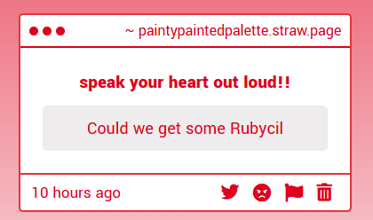 SwagColorPalett's tweet photo. #rubycil https://t.co/lBoEIMcT02