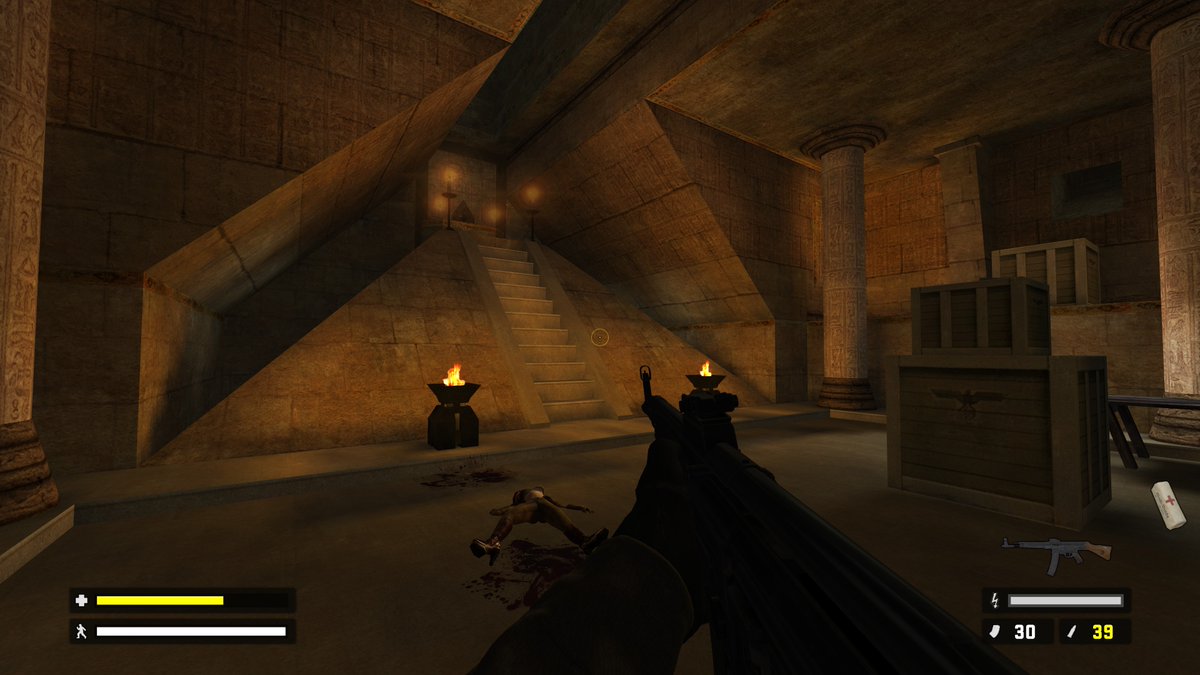 Charcharo's tweet photo. Some RealRTCW screenshots! From the new Cursed Sands Mission pack! https://t.co/TiJnuM4TV6