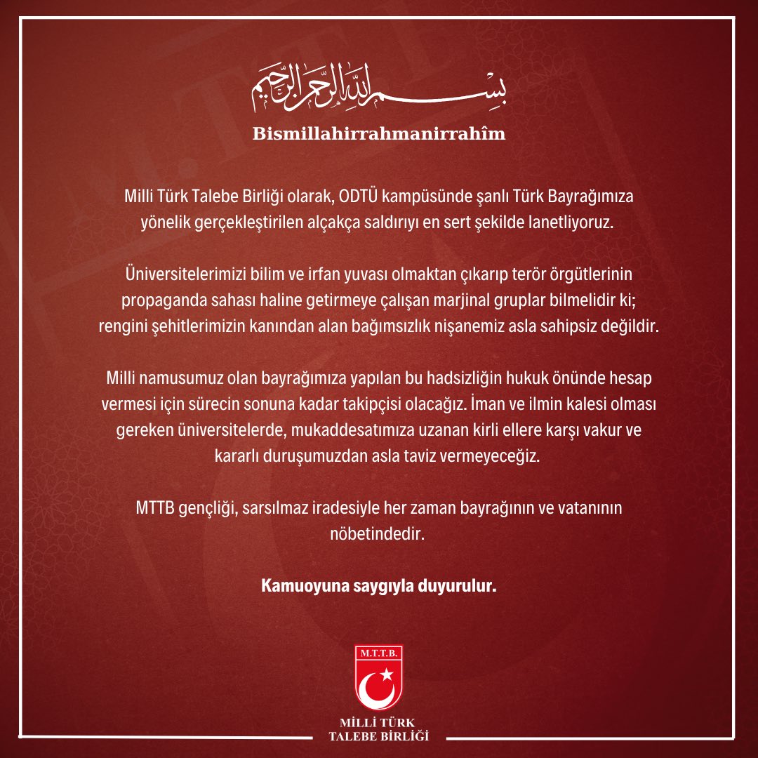mttborgtr's tweet photo. MTTB gençliği, sarsılmaz iradesiyle her zaman bayrağının ve vatanının nöbetindedir. https://t.co/k3aAGNwZmT