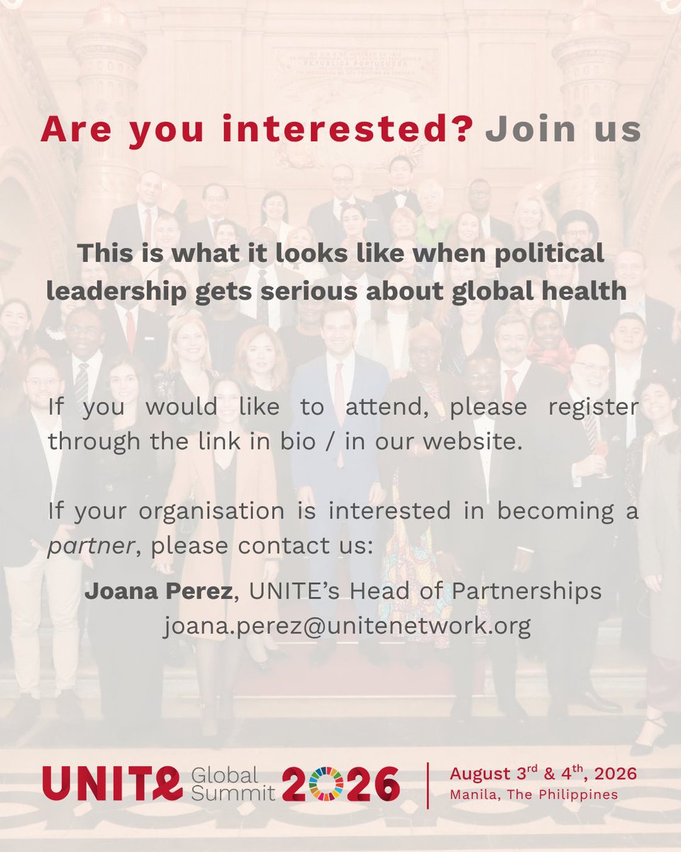 UNITE Parliamentarians Network for Global Health tweet media