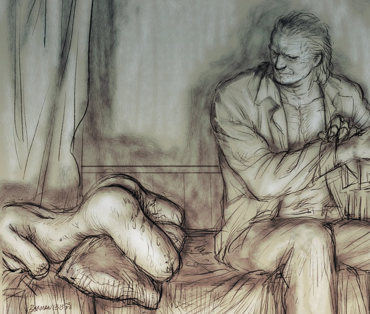 berman1313's tweet photo. Dr. Victor Gideon's effective 'innovative' treatment…… #victorgideon #ResidentEvil9Requiem #re9 https://t.co/maIkEDIY5I