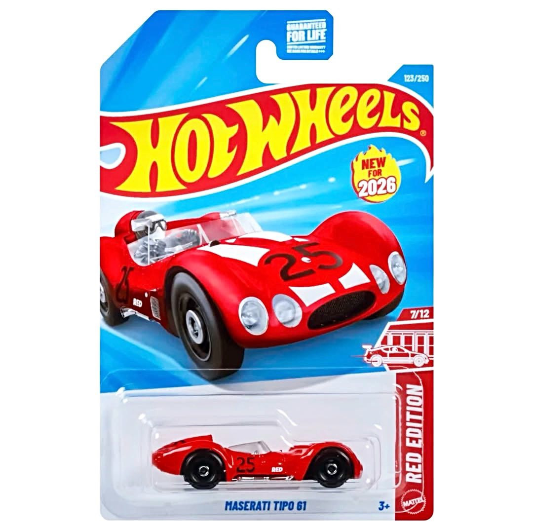 HWPriceGuide's tweet photo. Here are the next 3 Hot Wheels 2026 Target Red Edition mainline cars that will be hitting the stores. The Honda Odyssey, the Mazda RX-3 and the Maserati Tipo 61. Will you be hunting for these? https://t.co/TV87aARA2U