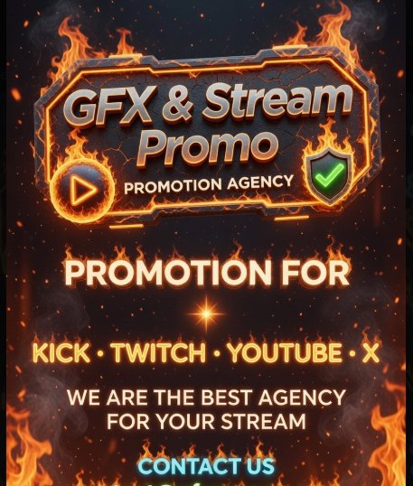 GFX & Stream Promo📢 tweet media