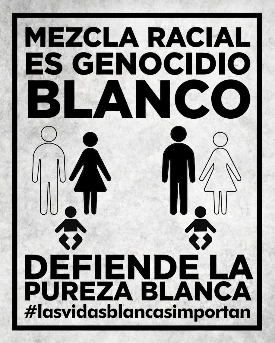 White Lives Matter Spain tweet media