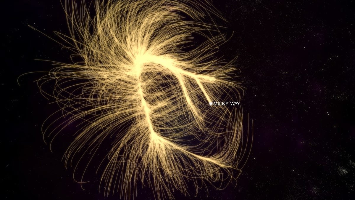 🚨: The Milky way and other galaxies are being pulled in by a mysterious force at 2 million km/h