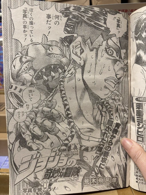 なおドラゴンボール最終回掲載号のジャンプで岸辺露伴はチープトリックに襲われ、両さんは酒を密造して地面にビールをまいていた。 