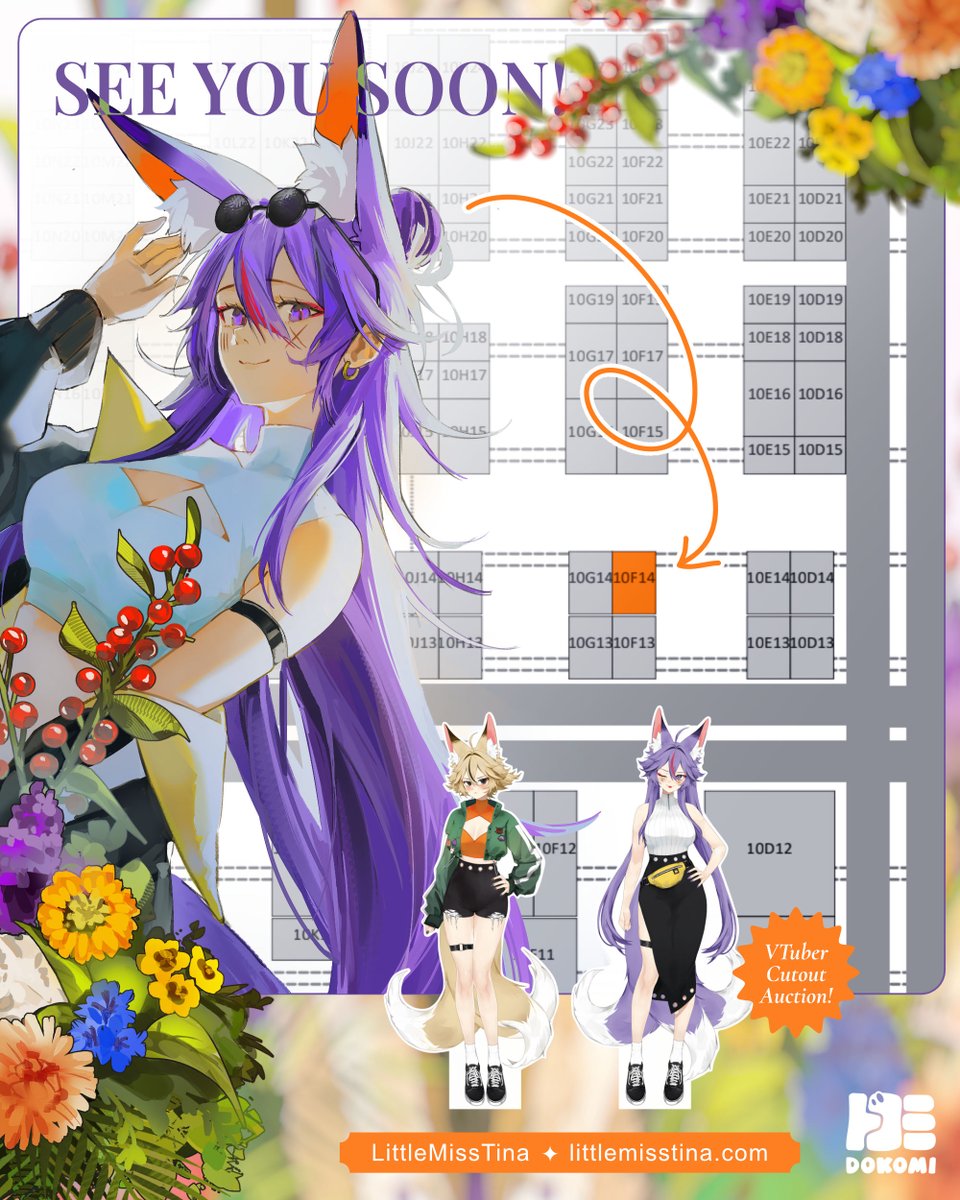 LittleMissTina | DOKOMI 10F14 tweet media