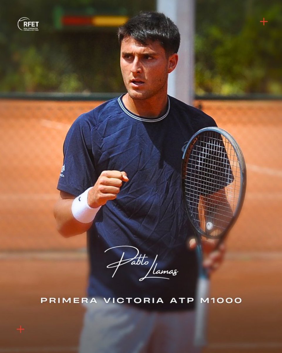MigueldiazFtm's tweet photo. Pues Pablito empieza a tener cara de Top100…jeje. Enhorabuena por tu triunfo de hoy en 1R de Roma, gran alegría… Vamossss 💪💪 https://t.co/nsO8VkHQdF