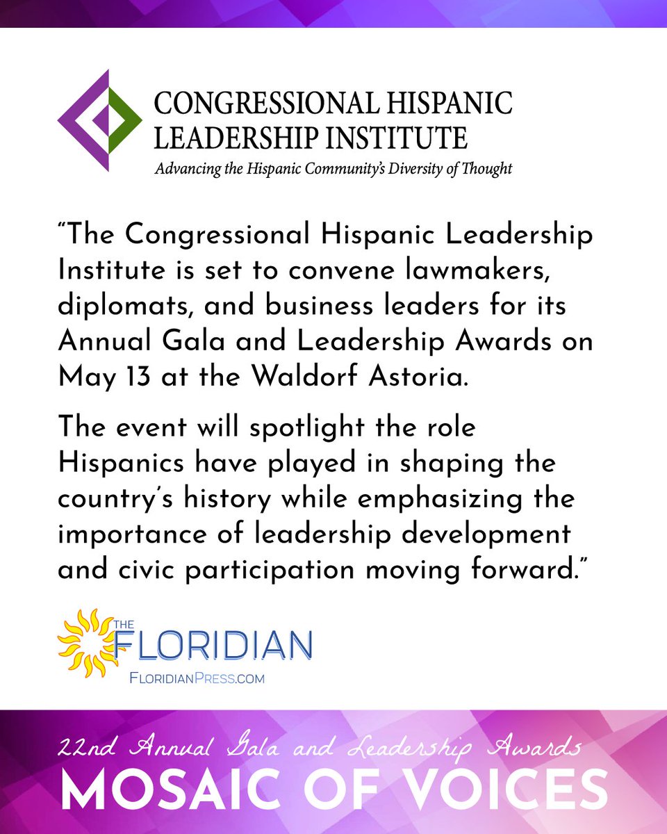 Congressional Hispanic Leadership Institute (CHLI) tweet media