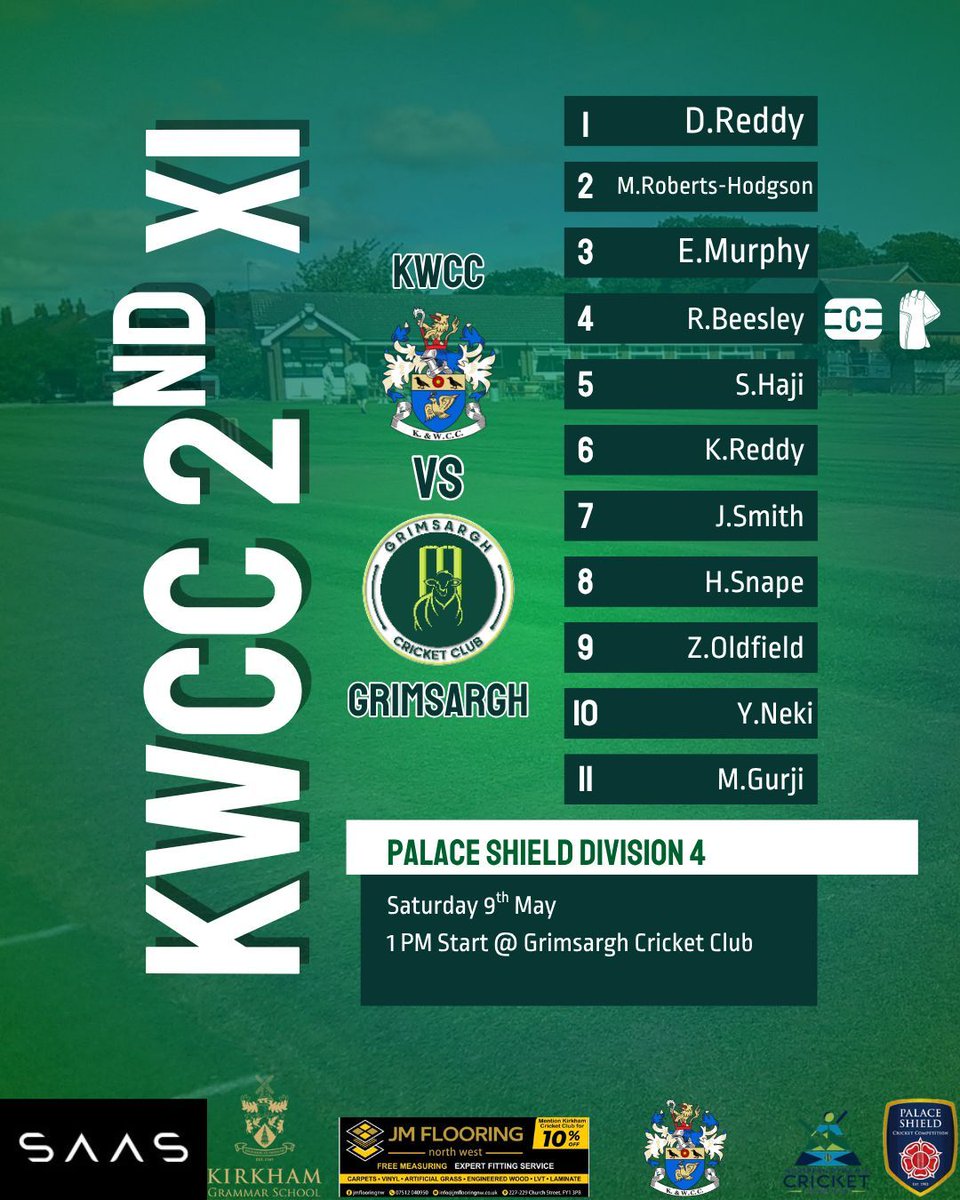 Kirkham & Wesham CC tweet media